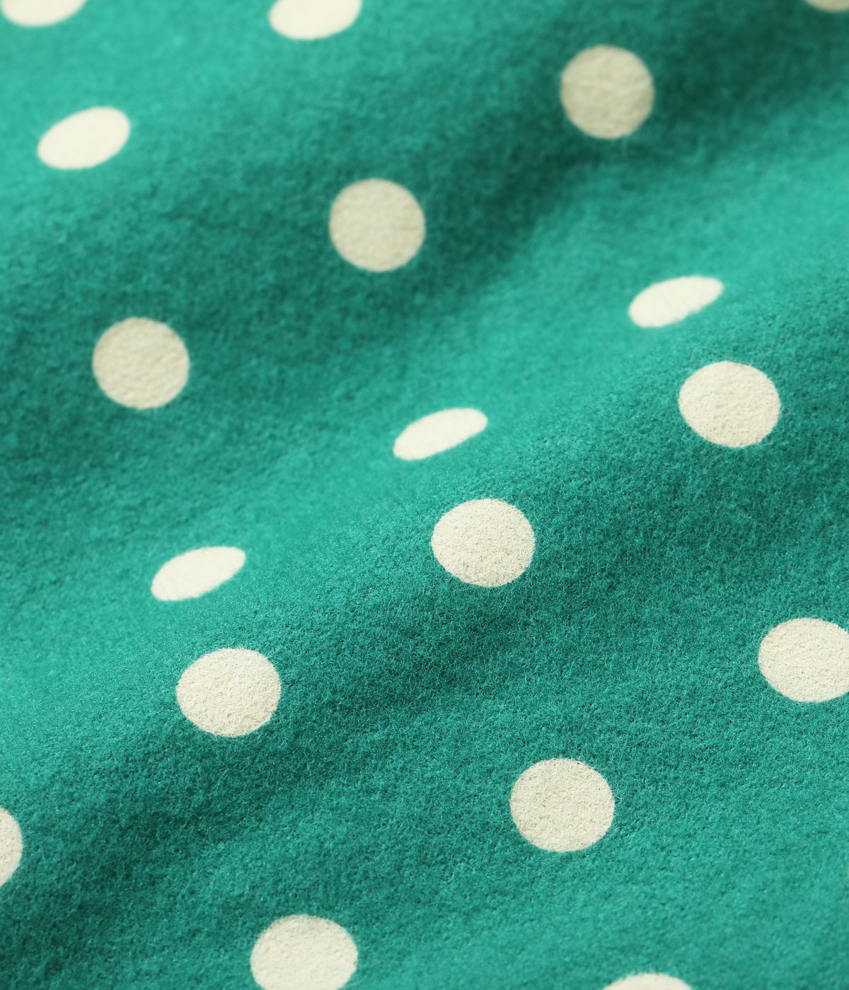 Lot No. SE29572 / Early 1950s Style Flannel Sports Shirt ��POLKA DOT��