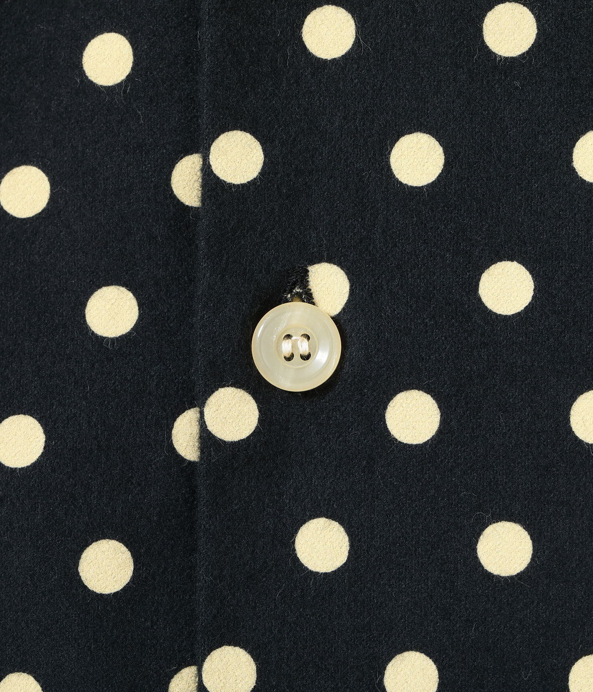 Lot No. SE29572 / Early 1950s Style Flannel Sports Shirt ��POLKA DOT��