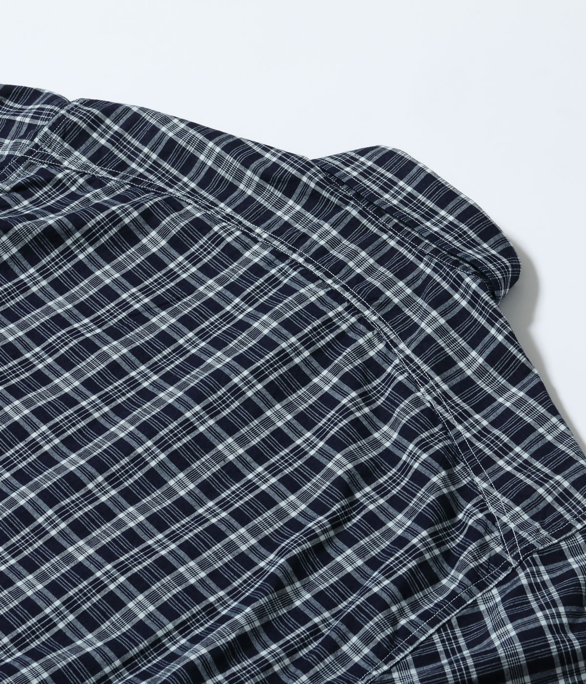 Lot No. SC29672 / FICTION ROMANCE 4oz. INDIGO CHECK WORK SHIRT