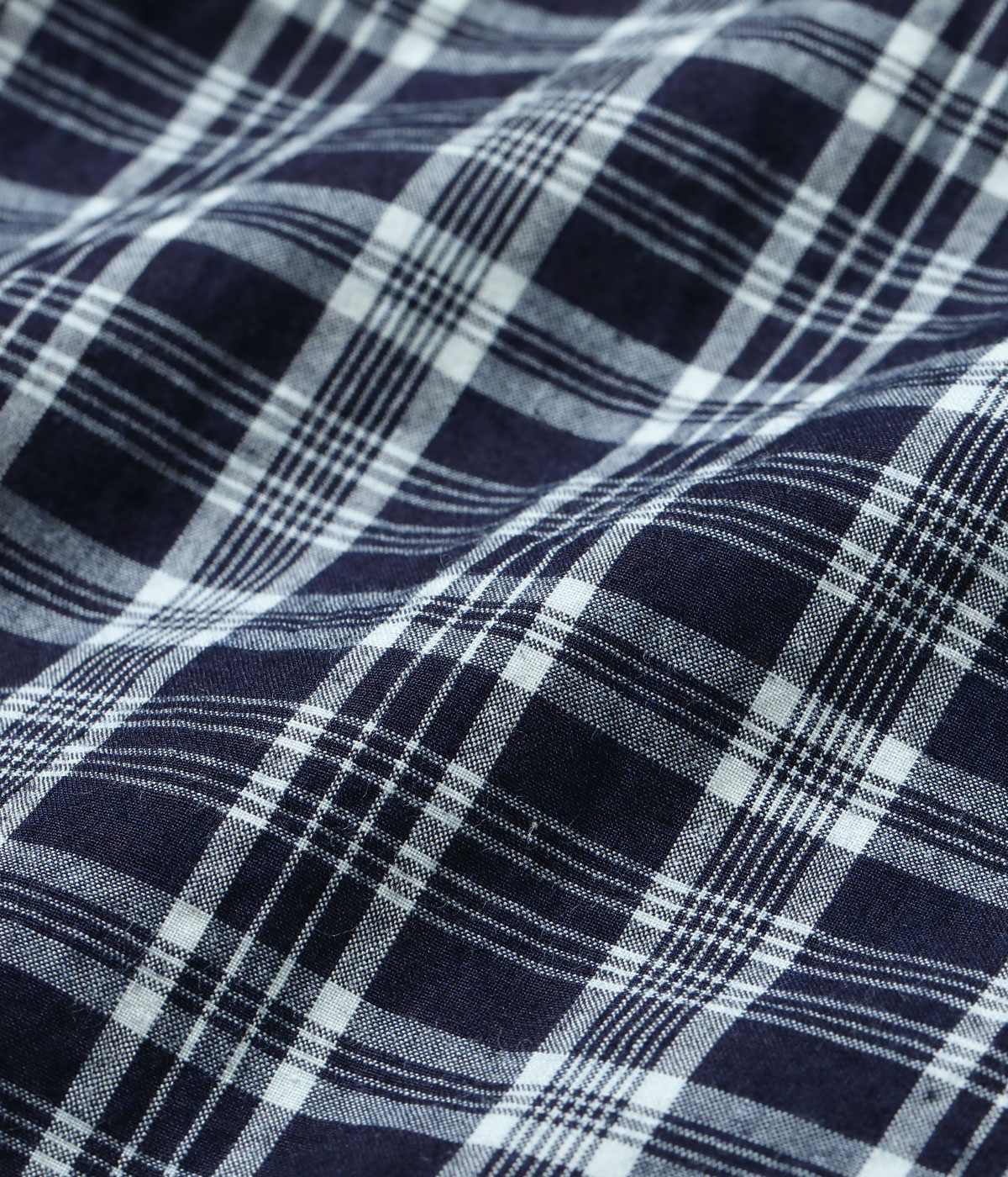 Lot No. SC29672 / FICTION ROMANCE 4oz. INDIGO CHECK WORK SHIRT