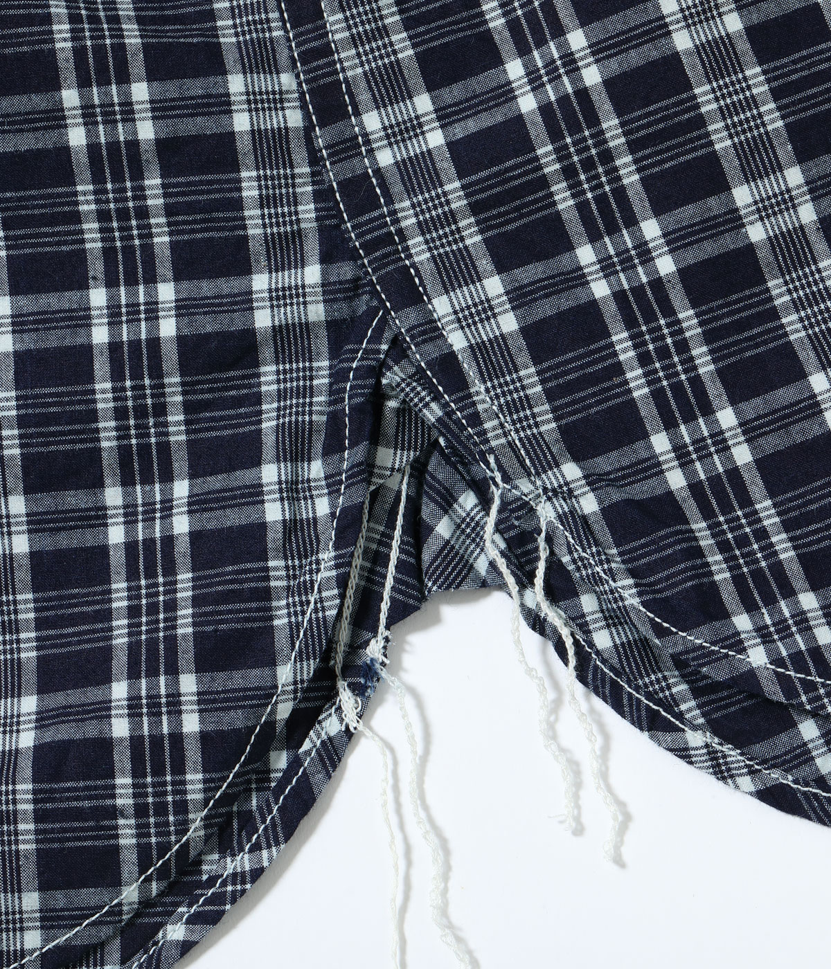 Lot No. SC29672 / FICTION ROMANCE 4oz. INDIGO CHECK WORK SHIRT