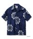 Lot No. DK39642 / DUKE KAHANAMOKU INDIGO COTTON HAWAIIAN SHIRT ��DUKE'S PALEU��