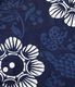 Lot No. DK39642 / DUKE KAHANAMOKU INDIGO COTTON HAWAIIAN SHIRT ��DUKE'S PALEU��