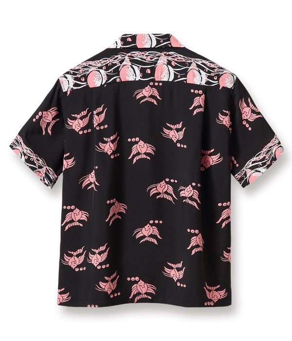 Lot No. SS38576 / RAYON HAWAIIAN SHIRT TROPICAL FISH