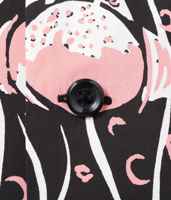 Lot No. SS38576 / RAYON HAWAIIAN SHIRT TROPICAL FISH