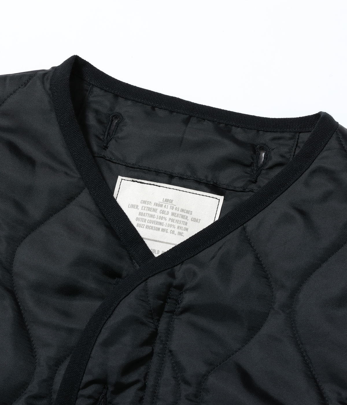 Lot No. BR15773 / WILLIAM GIBSON COLLECTION BLACK M-65 LINER