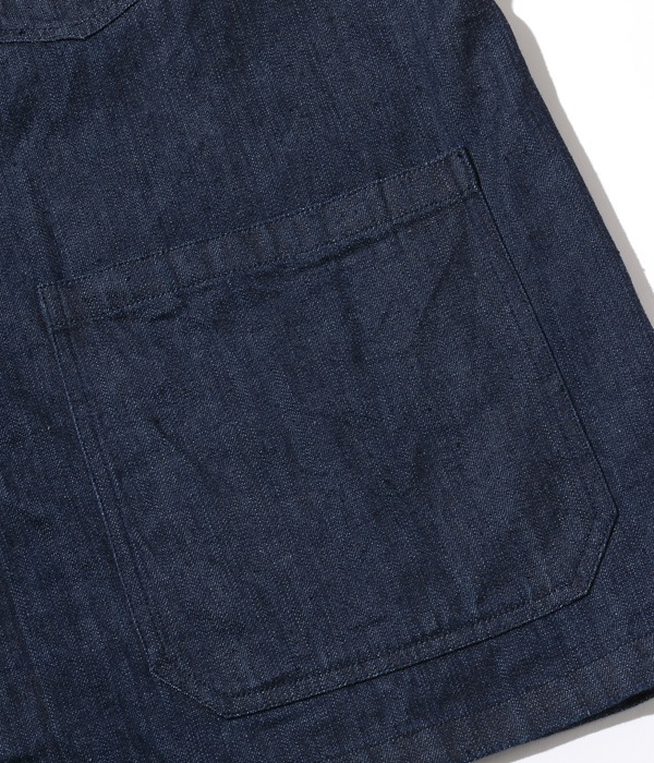 Lot No. TT15265-128 / Late 1960s Style Blue Denim Okinawa Jumper FAR EAST CRUISE 69 (ONE WASH)