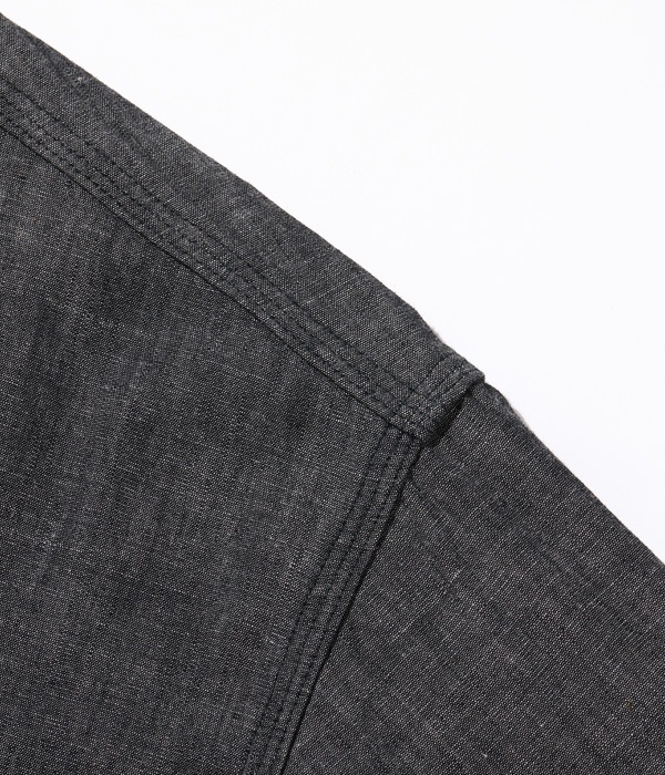 Lot No. SC29159 / BLACK CHAMBRAY WORK SHIRT (LONG SLEEVE)