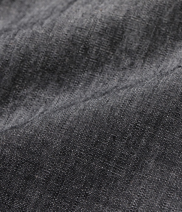 Lot No. SC29159 / BLACK CHAMBRAY WORK SHIRT (LONG SLEEVE)