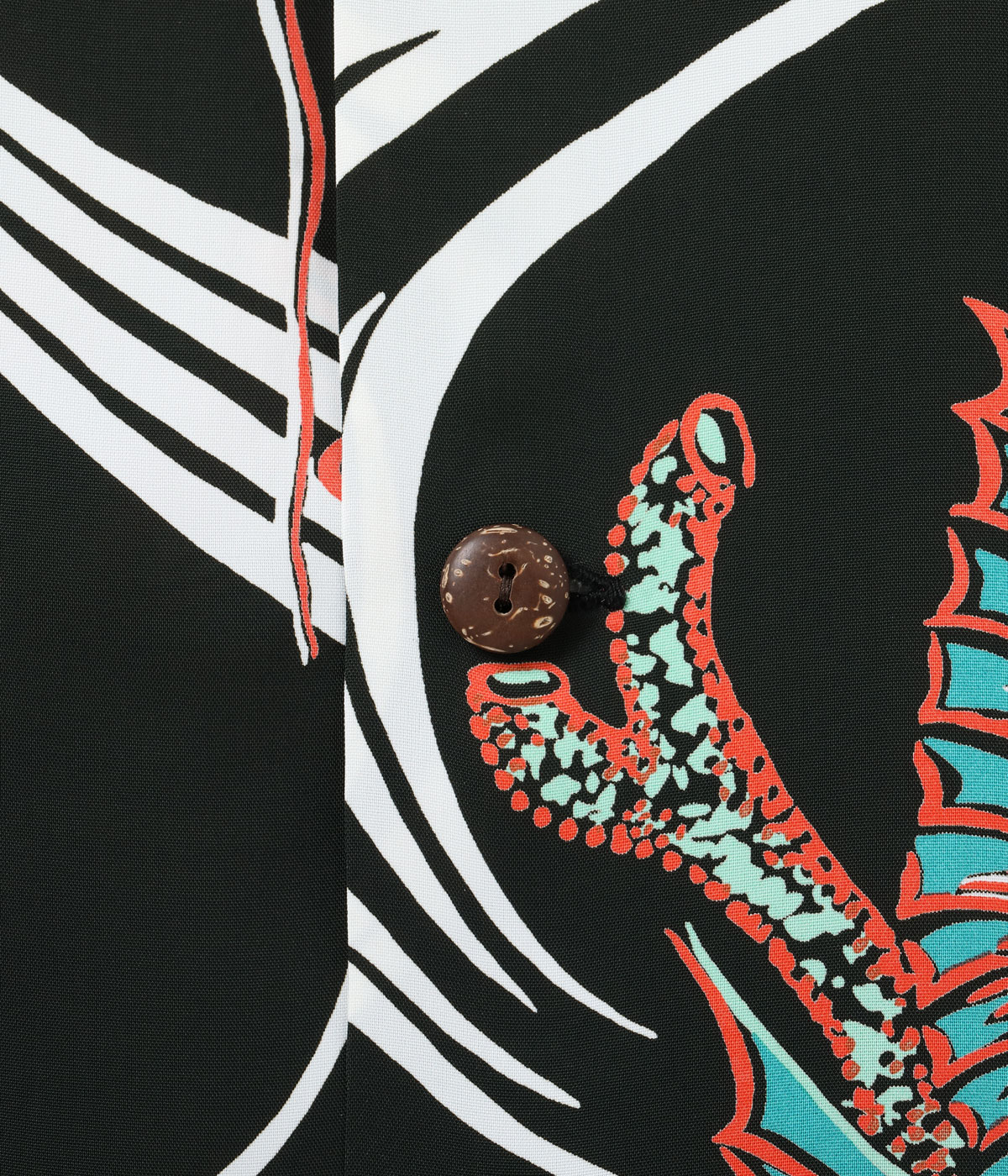 Lot No. SS39417 / RAYON HAWAIIAN SHIRT ��BUG EYED FISH��