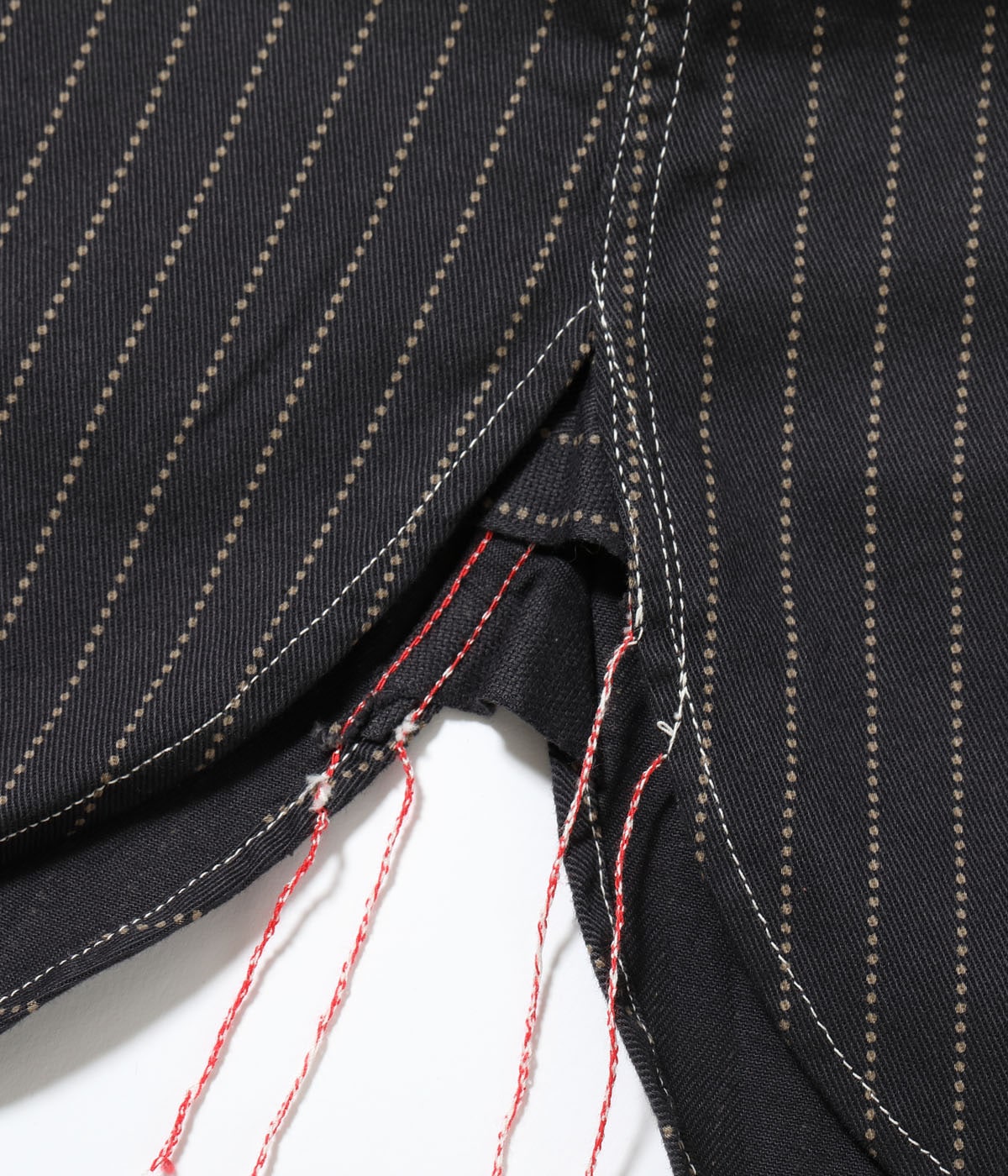 Lot No. SC29585 / FICTION ROMANCE 8.5oz. BLACK WABASH STRIPE WORK SHIRT