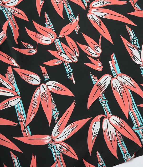 Lot No. SS38577 / RAYON HAWAIIAN SHIRT ��SCENERY OF BAMBOO��