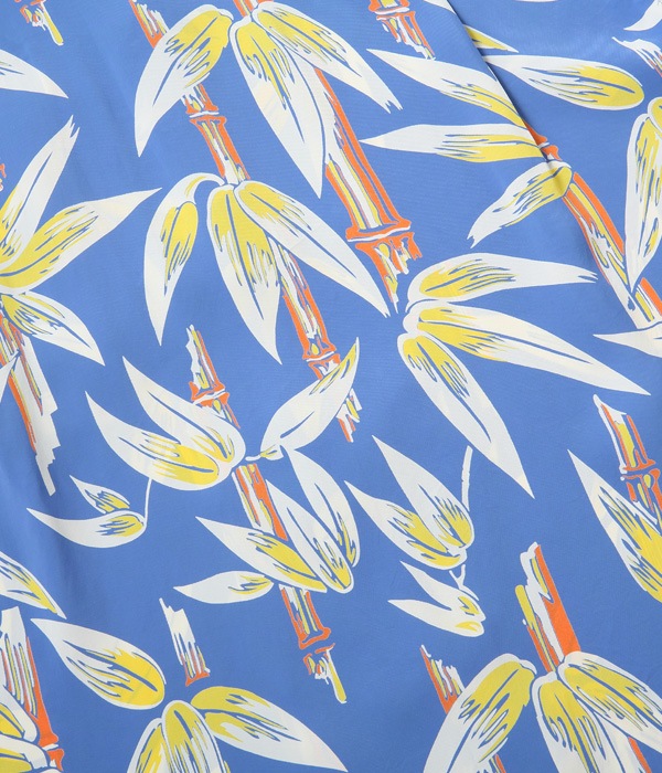 Lot No. SS38577 / RAYON HAWAIIAN SHIRT ��SCENERY OF BAMBOO��
