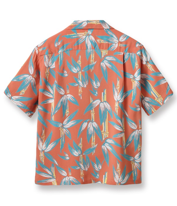 Lot No. SS38577 / RAYON HAWAIIAN SHIRT ��SCENERY OF BAMBOO��