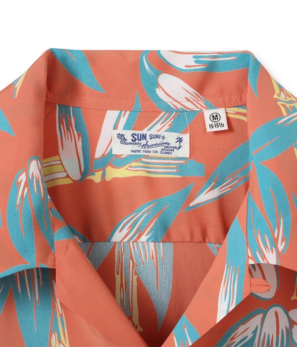 Lot No. SS38577 / RAYON HAWAIIAN SHIRT ��SCENERY OF BAMBOO��