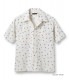 Lot No. SS38406 / COTTON TWILL REGULAR COLLAR SHIRT ��HULA & PALM TREE��