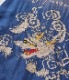 Lot No. TT15176-119 / Early 1950s Style Acetate Souvenir Jacket BLACK EAGLE  WHITE DRAGON (AGING MODEL)