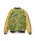 Lot No. TT15198-145 / Early 1950s Style Acetate �� Quilt Souvenir Jacket ��KOSHO & CO.�� Special Edition ��JAPAN MAP�� �� ��TIGER PRINT��