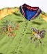 Lot No. TT15198-145 / Early 1950s Style Acetate �� Quilt Souvenir Jacket ��KOSHO & CO.�� Special Edition ��JAPAN MAP�� �� ��TIGER PRINT��
