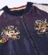 Lot No. TT15393-119 / Early 1950s Style Acetate Souvenir Jacket EAGLE  DRAGON (AGING MODEL)