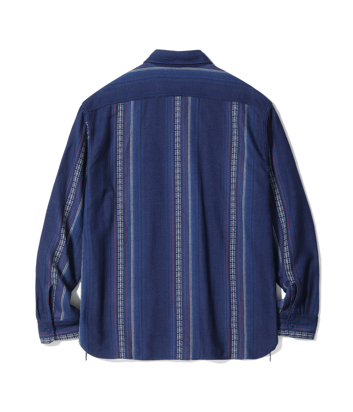 Lot No. SC29579 / NATIVE AMERICAN INDIGO DOBBY WORK SHIRT