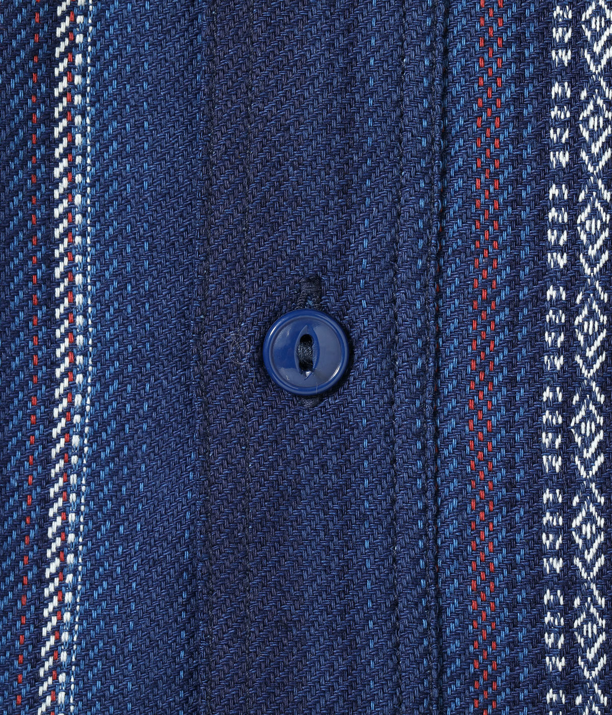 Lot No. SC29579 / NATIVE AMERICAN INDIGO DOBBY WORK SHIRT