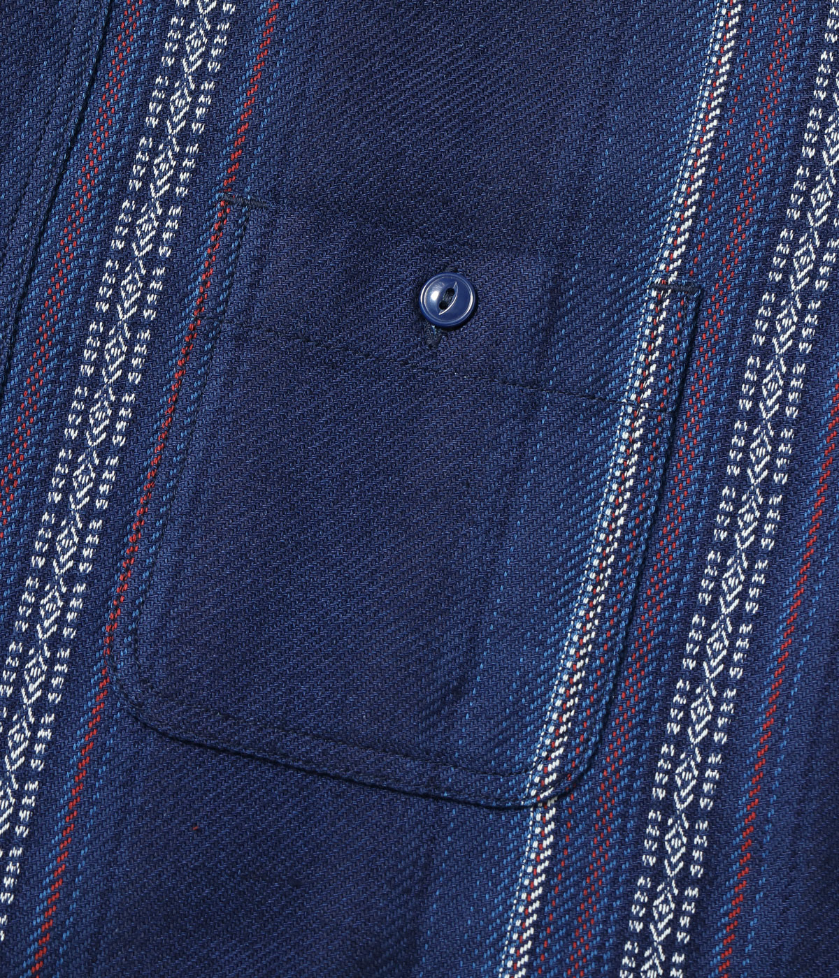 Lot No. SC29579 / NATIVE AMERICAN INDIGO DOBBY WORK SHIRT