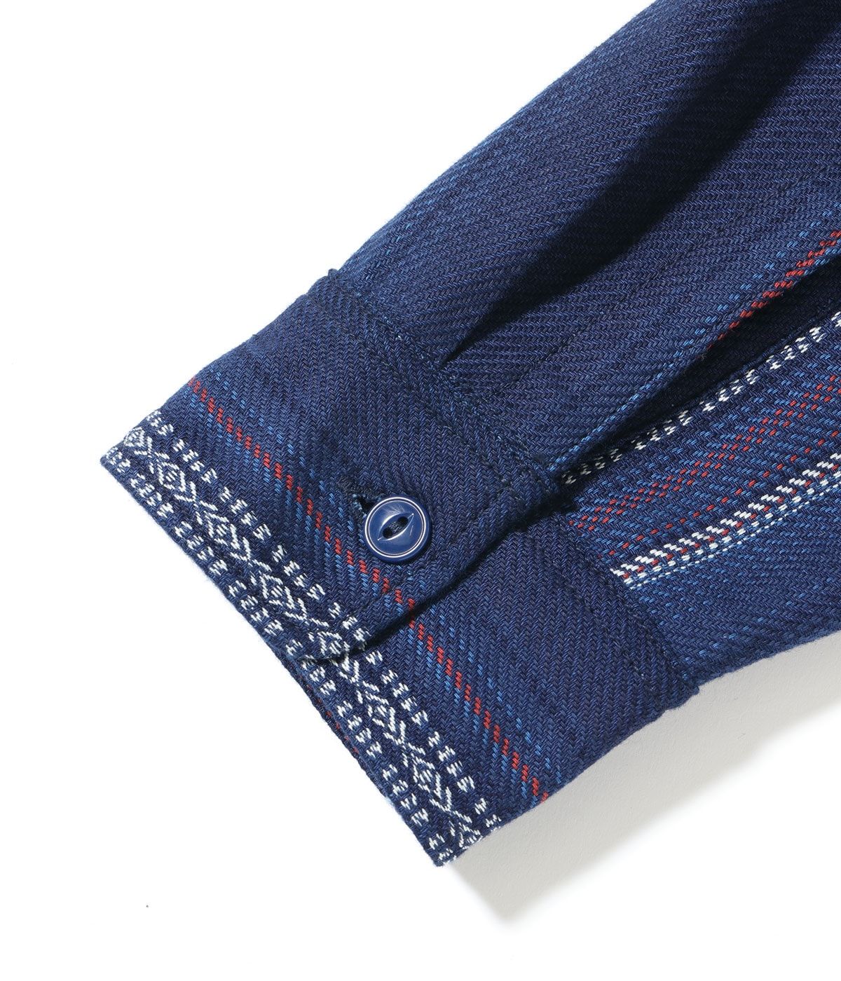 Lot No. SC29579 / NATIVE AMERICAN INDIGO DOBBY WORK SHIRT