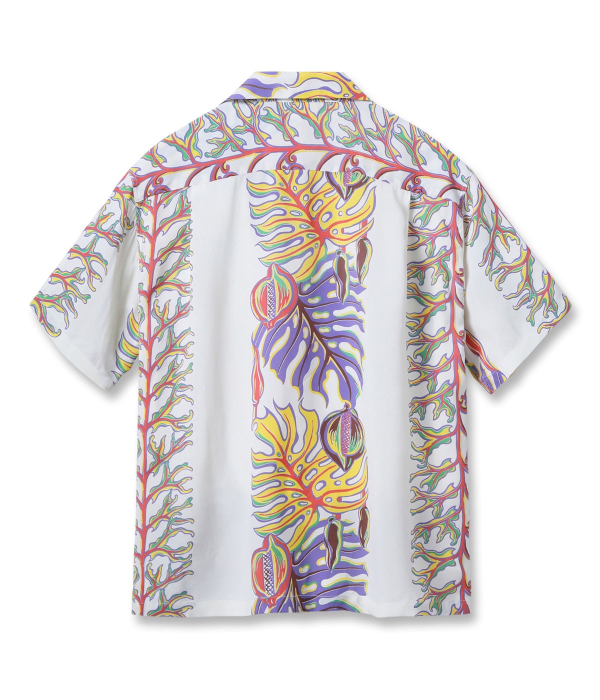 Lot No. SS39622 / RAYON HAWAIIAN SHIRT ��MONSTERA BORDER��