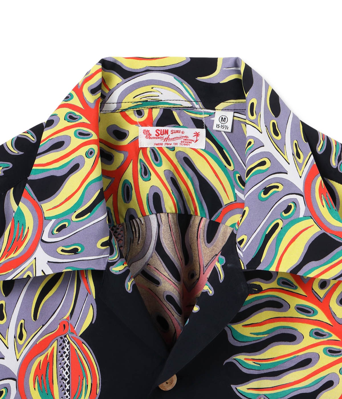 Lot No. SS39622 / RAYON HAWAIIAN SHIRT ��MONSTERA BORDER��