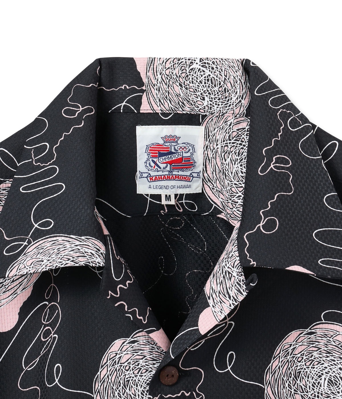 Lot No. DK39681 / DUKE KAHANAMOKU COOLMAX��� HAWAIIAN SHIRT ��DUKE'S WOOL BALL��