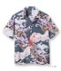 Lot No. SS38329 / RAYON HAWAIIAN SHIRT CORMORANT FISHING