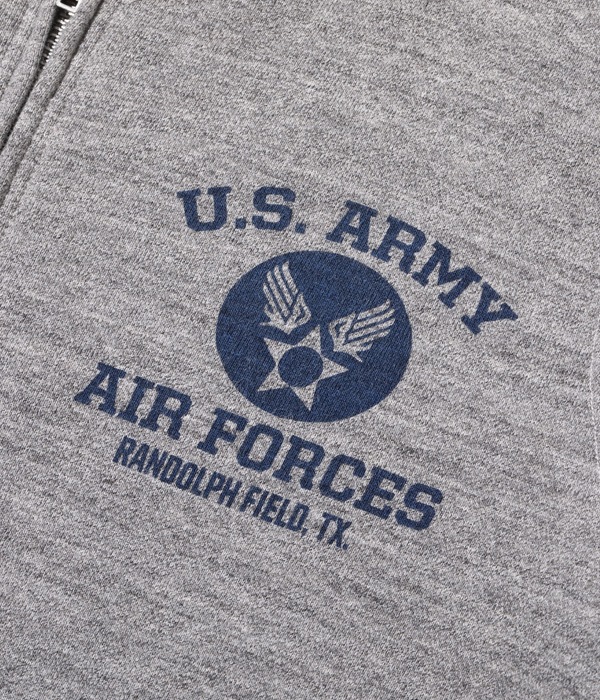 Lot No. BR65601 / SET-IN ZIP SWEAT SHIRT U.S. ARMY AIR FORCES
