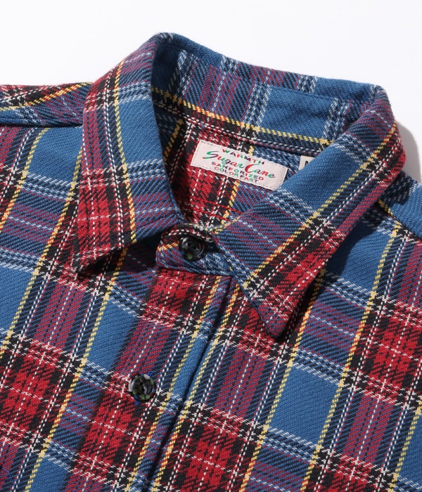 Lot No. SC29158 / FICTION ROMANCE TWILL CHECK WORK SHIRTS