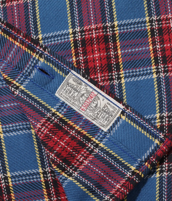 Lot No. SC29158 / FICTION ROMANCE TWILL CHECK WORK SHIRTS