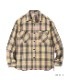 Lot No. SC29158 / FICTION ROMANCE TWILL CHECK WORK SHIRTS