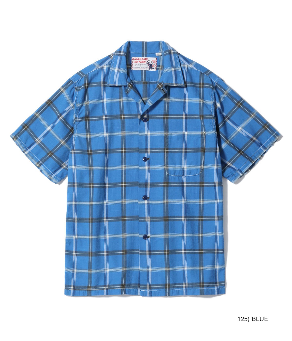Lot No. SC39516 / MADRAS CHECK OPEN SHIRT