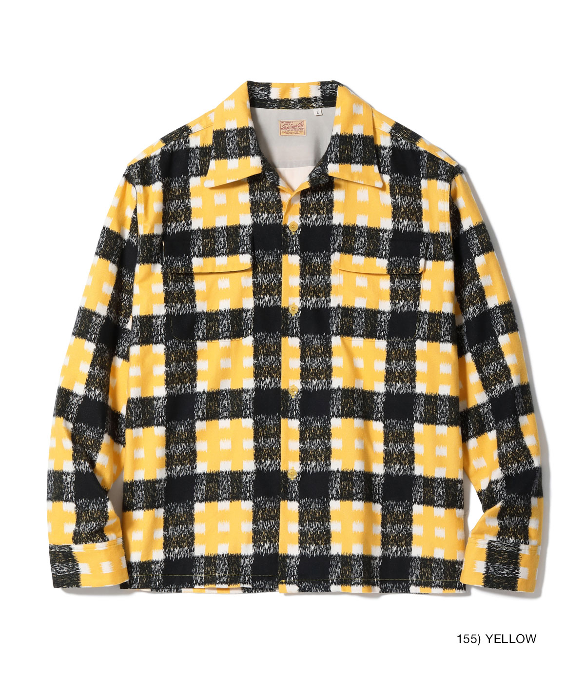 Lot No. SE29573 / Mid 1950s Style Flannel Sports Shirt ��PLAID��