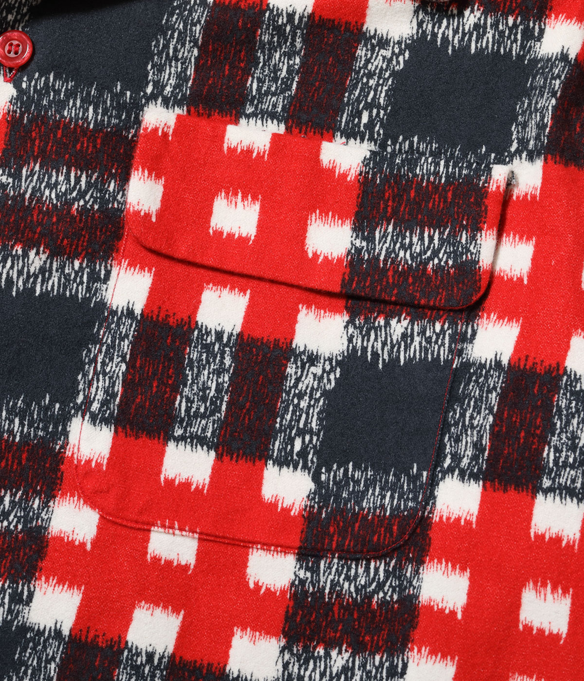 Lot No. SE29573 / Mid 1950s Style Flannel Sports Shirt ��PLAID��