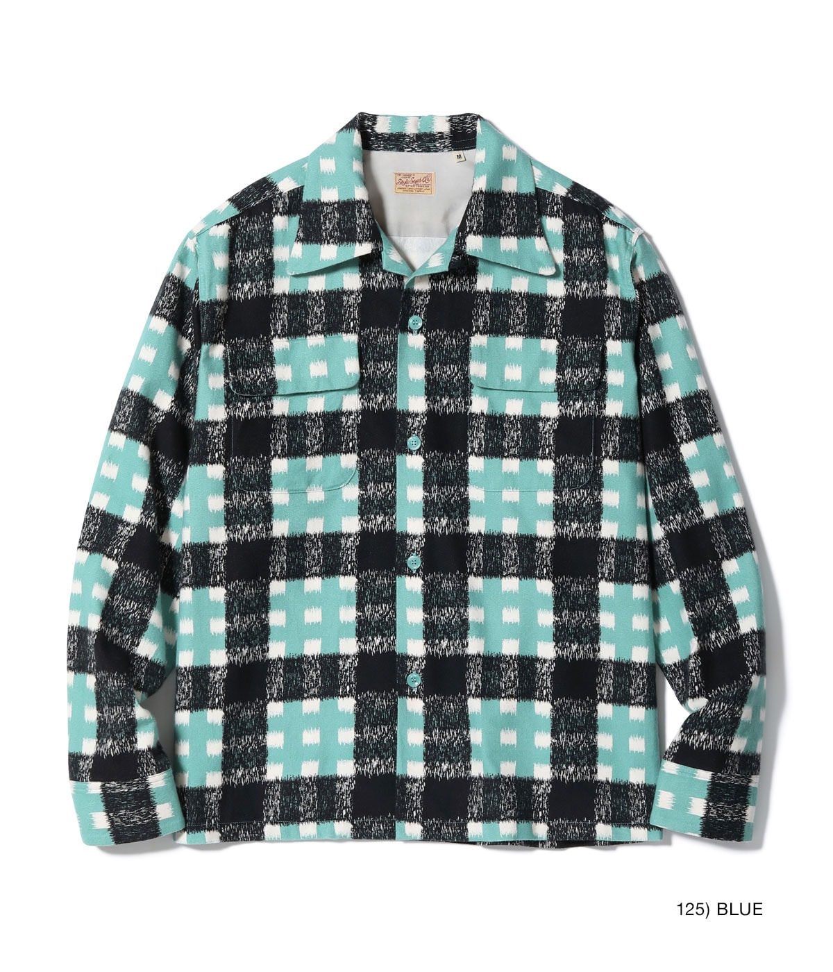 Lot No. SE29573 / Mid 1950s Style Flannel Sports Shirt ��PLAID��