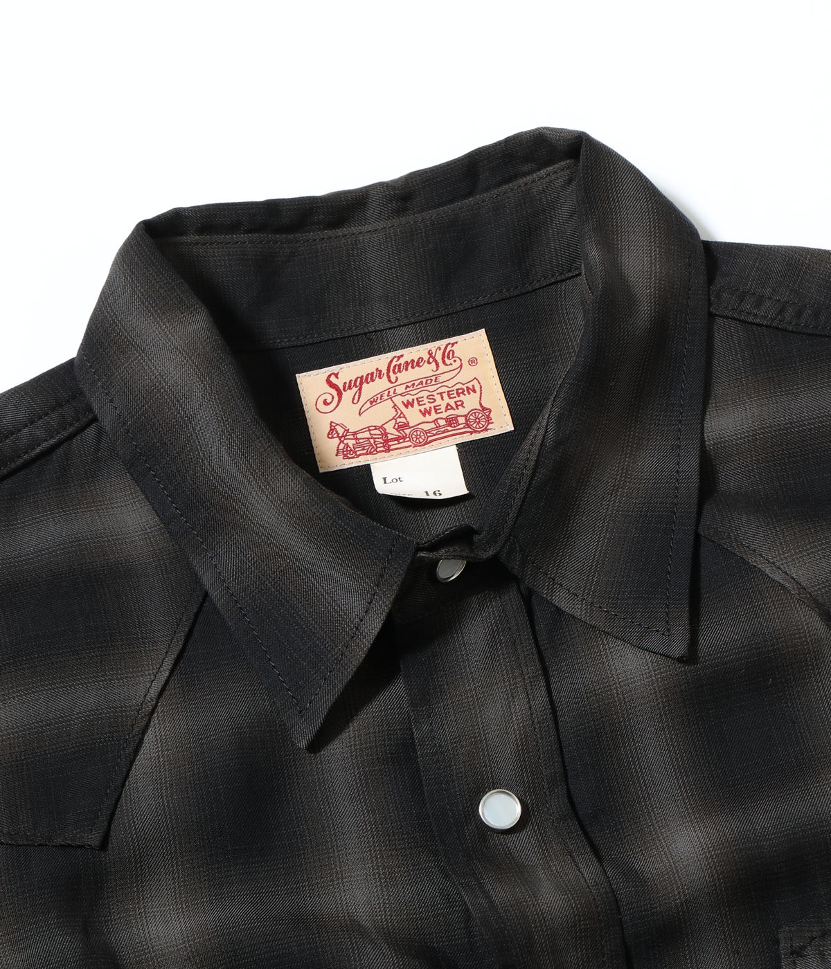 Lot No. SC29688 / OMBRE CHECK WESTERN SHIRT