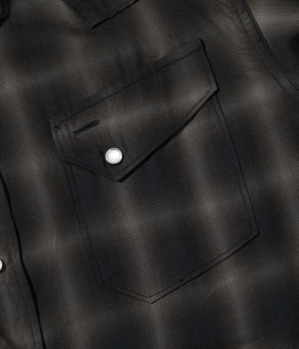 Lot No. SC29688 / OMBRE CHECK WESTERN SHIRT