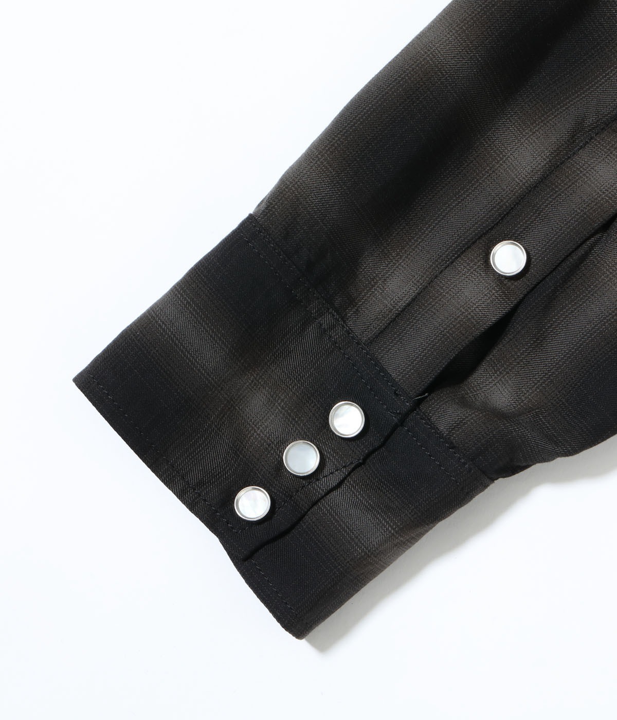 Lot No. SC29688 / OMBRE CHECK WESTERN SHIRT