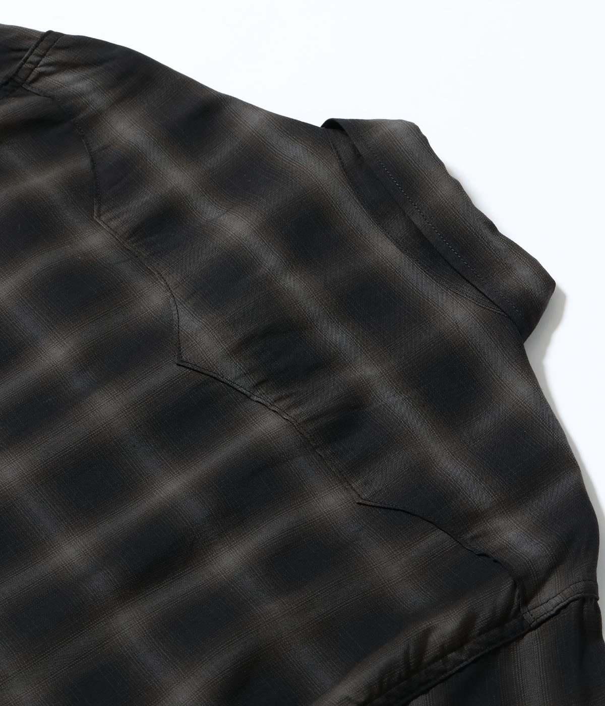 Lot No. SC29688 / OMBRE CHECK WESTERN SHIRT