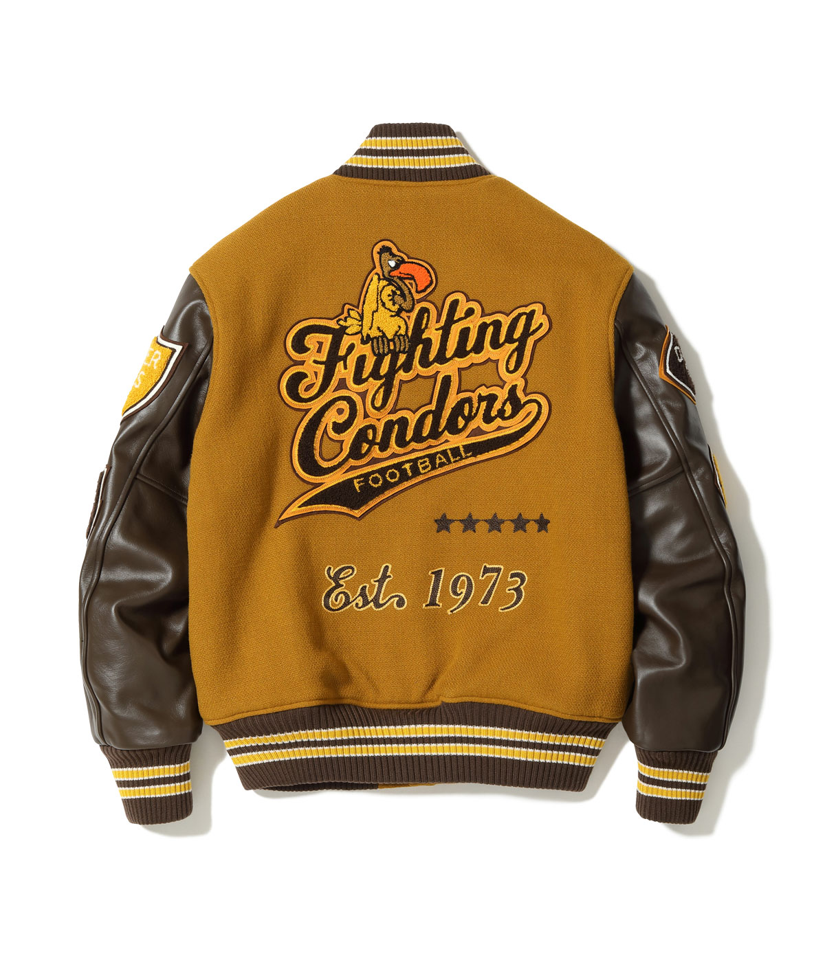 Lot No. WV15603-156 / 30oz. WOOL MELTON AWARD JACKET FIGHTING CONDORS (GOLD)