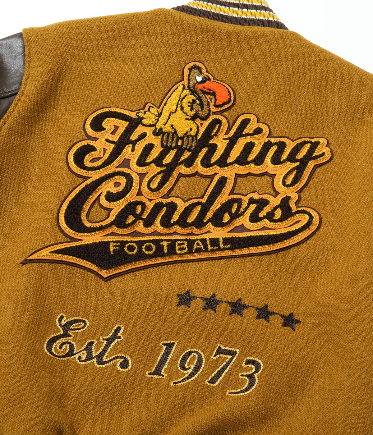 Lot No. WV15603-156 / 30oz. WOOL MELTON AWARD JACKET FIGHTING CONDORS (GOLD)