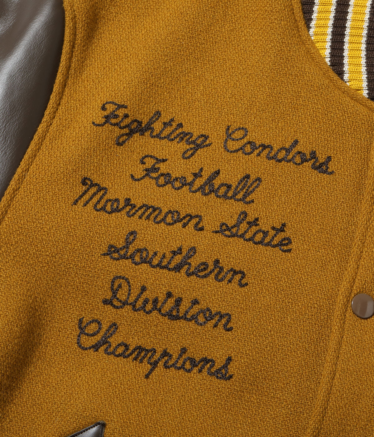 Lot No. WV15603-156 / 30oz. WOOL MELTON AWARD JACKET FIGHTING CONDORS (GOLD)