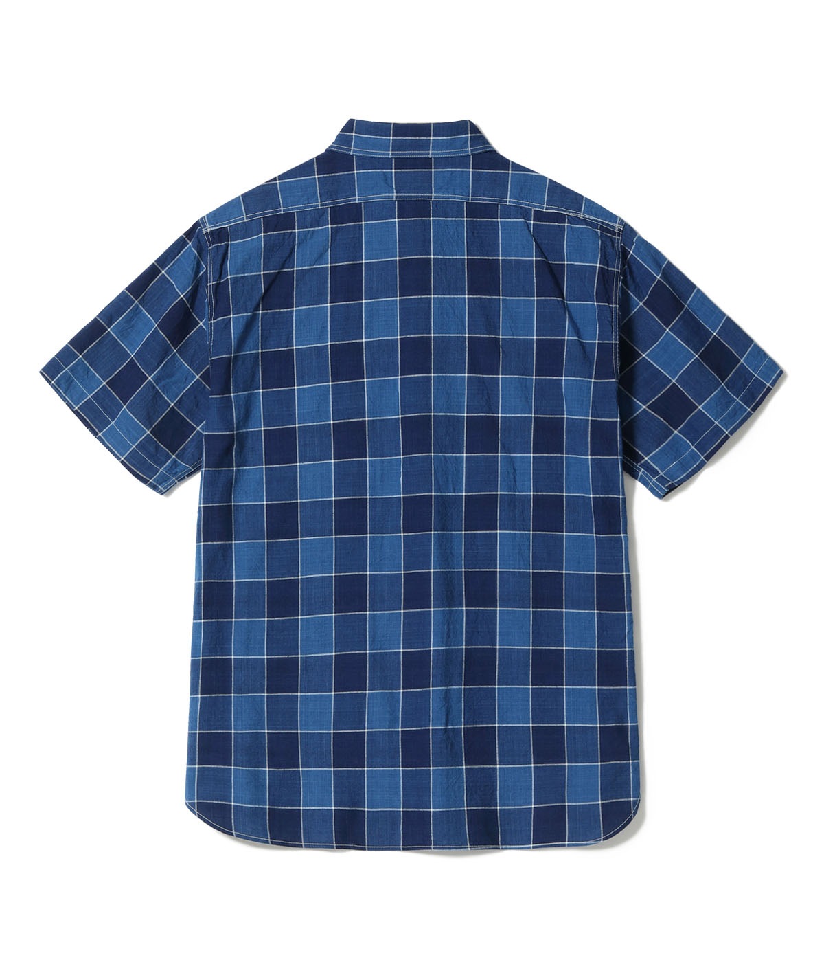 Lot No. SC39733 / FICTION ROMANCE 5oz. INDIGO CHECK WORK SHIRT