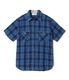 Lot No. SC39733 / FICTION ROMANCE 5oz. INDIGO CHECK WORK SHIRT