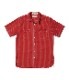 Lot No. SC38452 / FICTION ROMANCE 8.5oz. RED WABASH STRIPE WORK SHIRT (SHORT SLEEVE)